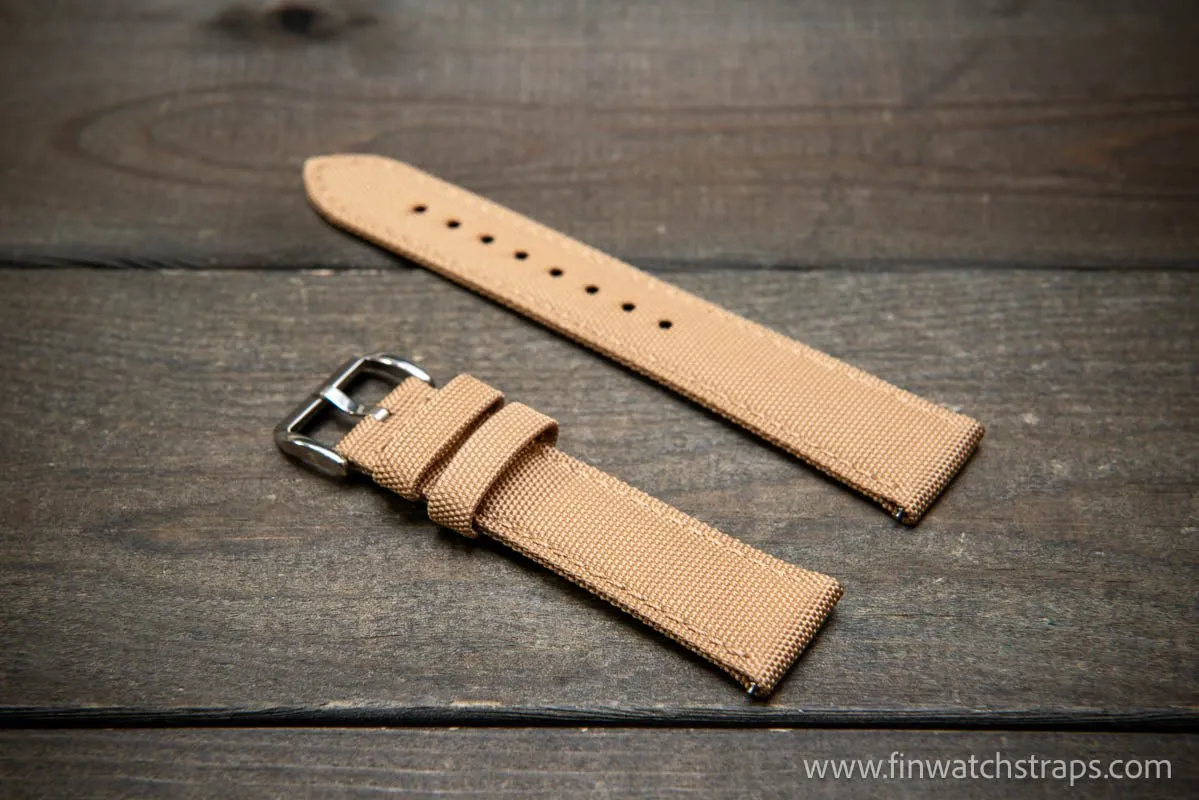 Sailcloth waterproof watch strap.