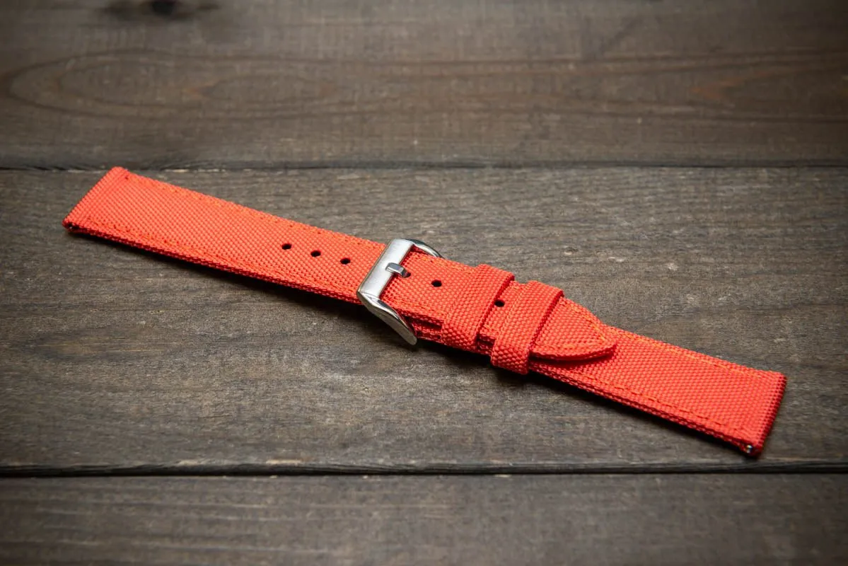 Sailcloth waterproof watch strap.