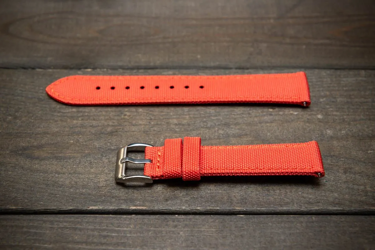 Sailcloth waterproof watch strap.