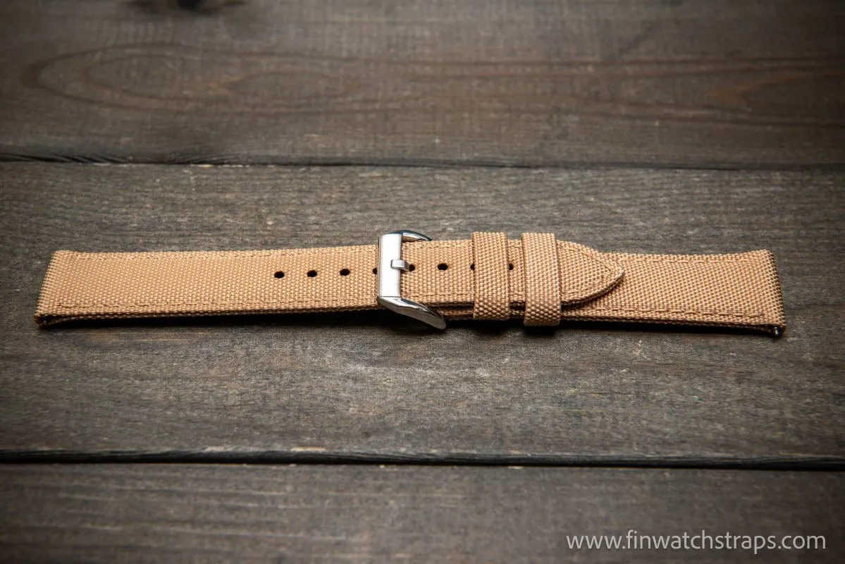 Sailcloth waterproof watch strap.