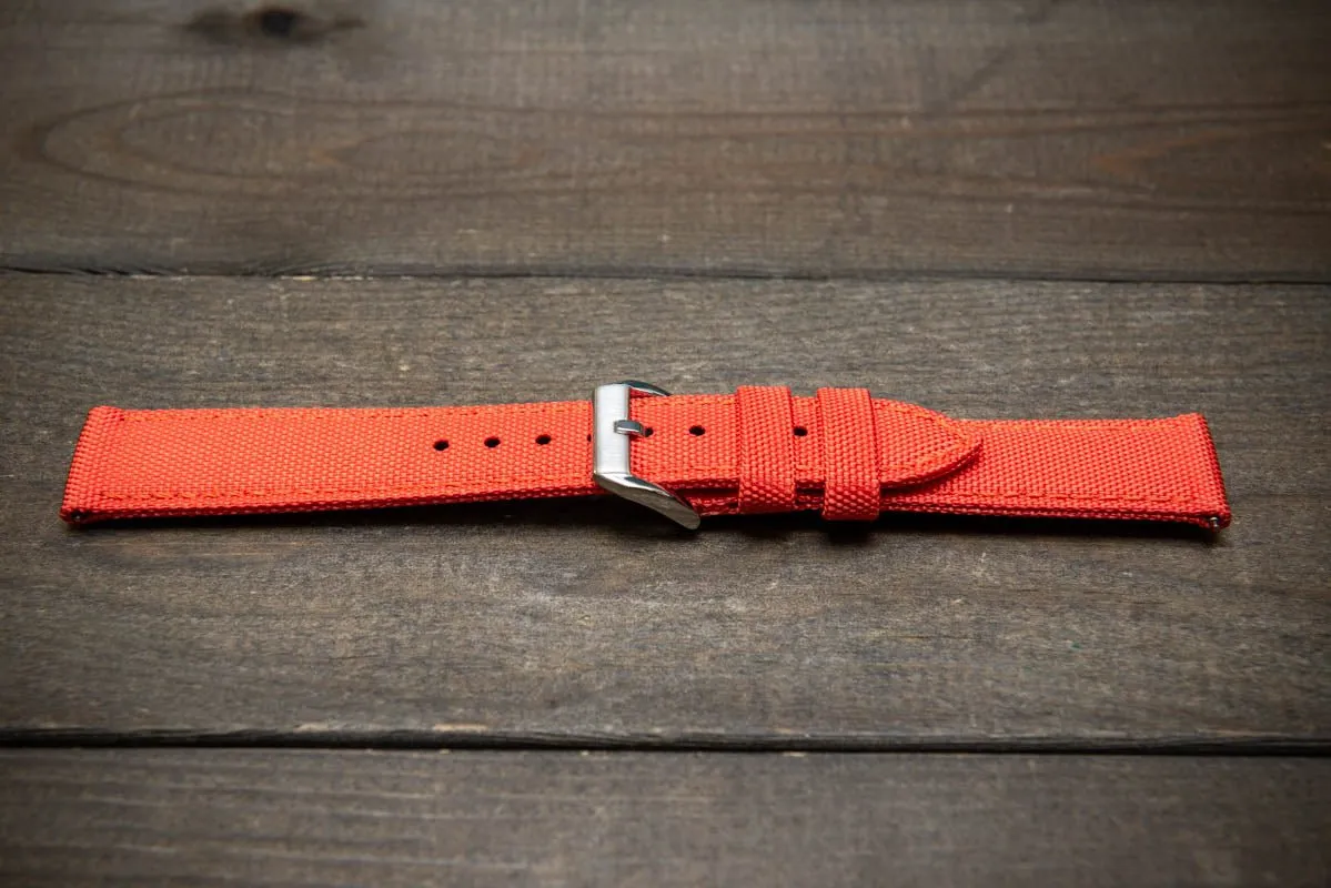 Sailcloth waterproof watch strap.