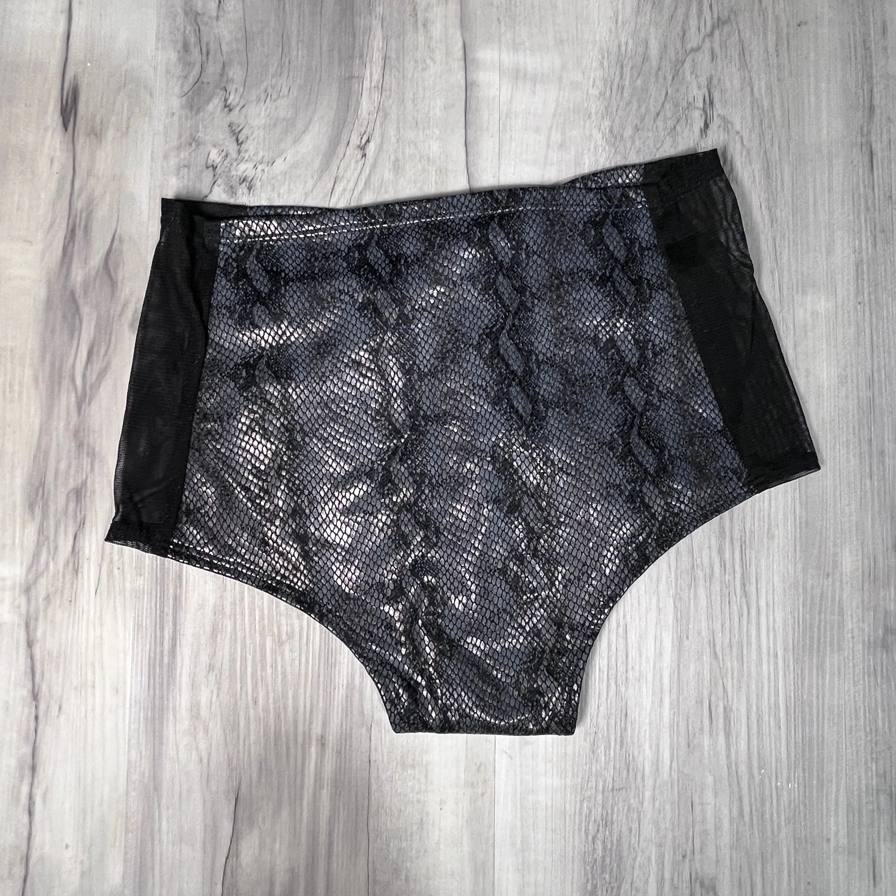 SALE - Mesh Side Bikini - Python Snakeskin