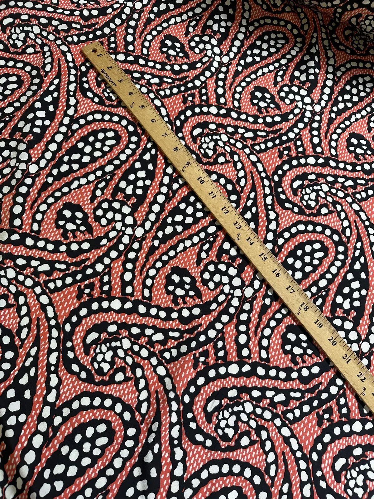 Silk Mosaic Paisley Print