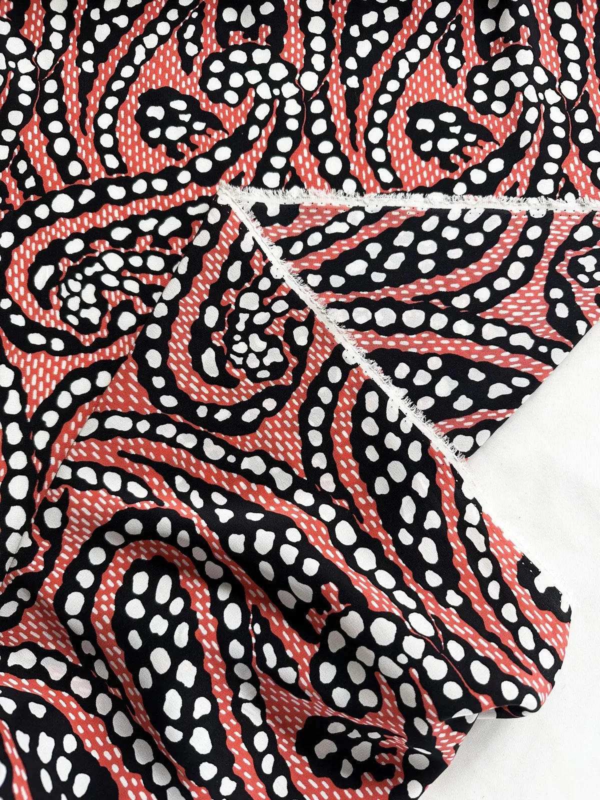 Silk Mosaic Paisley Print