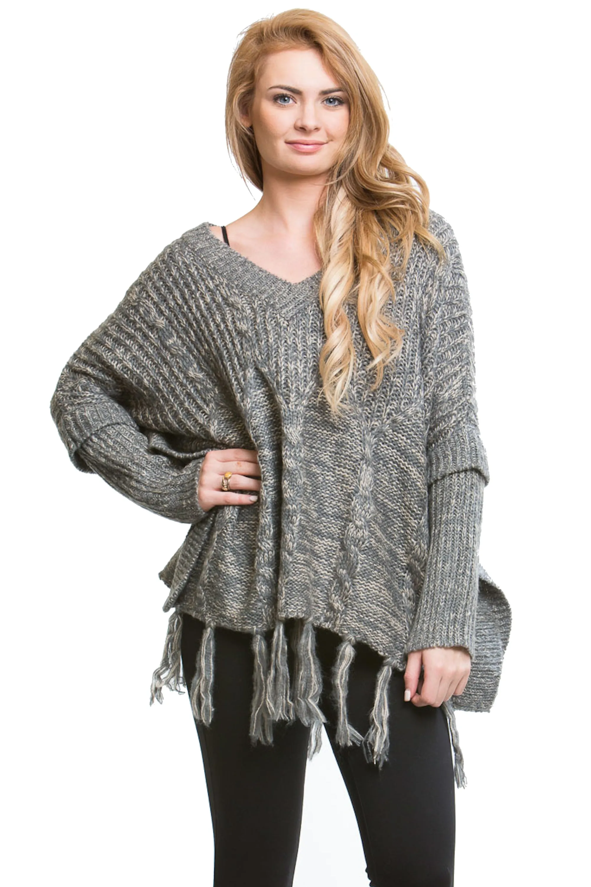 Tassel Trim Sweater