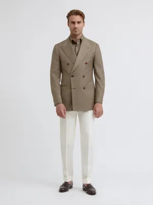 Taupe S130 Wool Jacket