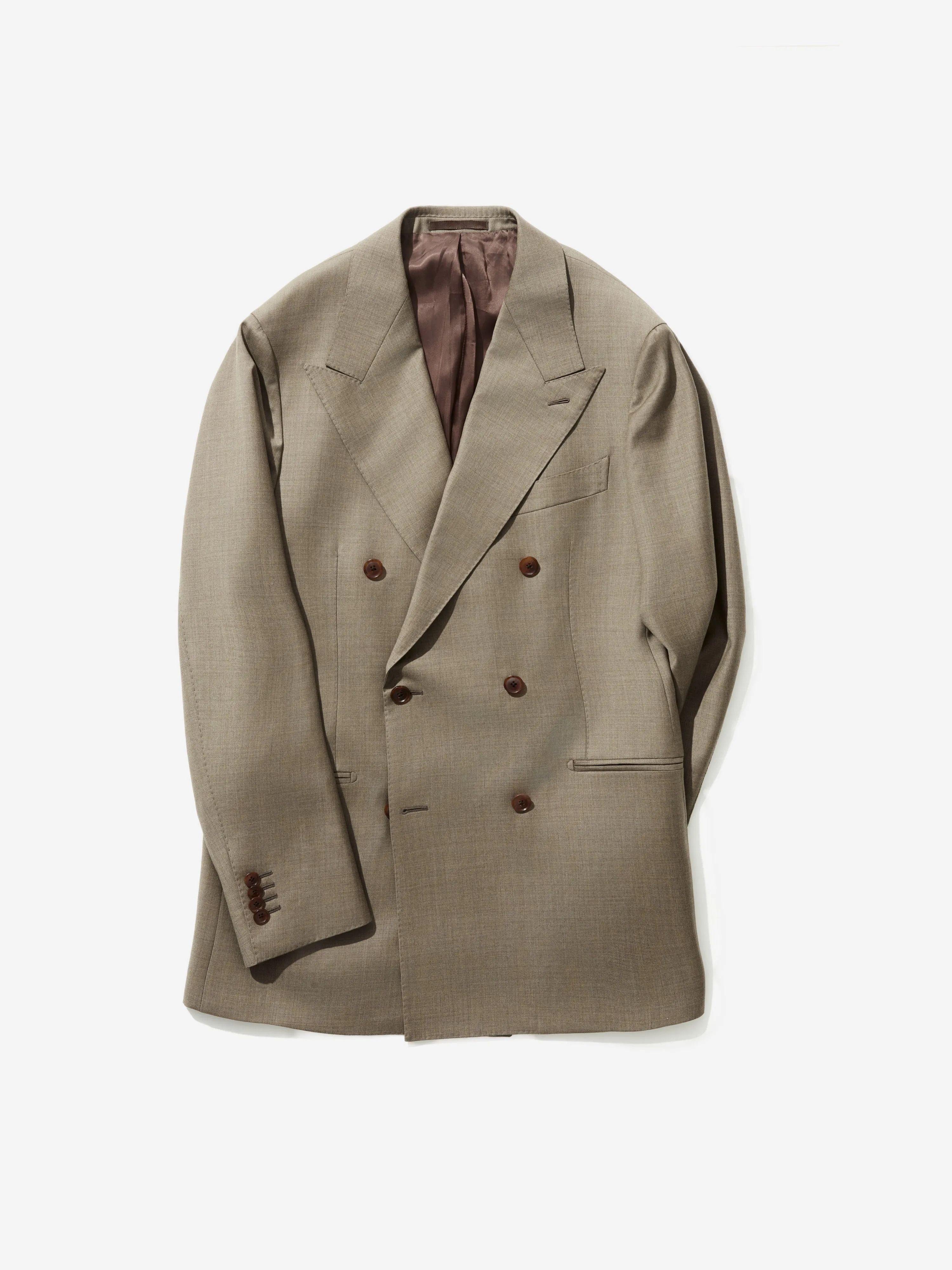 Taupe S130 Wool Jacket