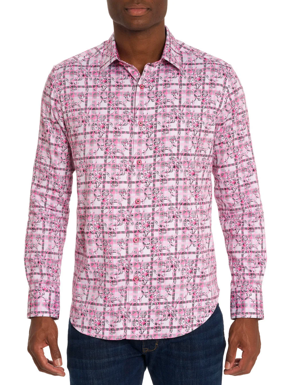 VINE LONG SLEEVE BUTTON DOWN SHIRT