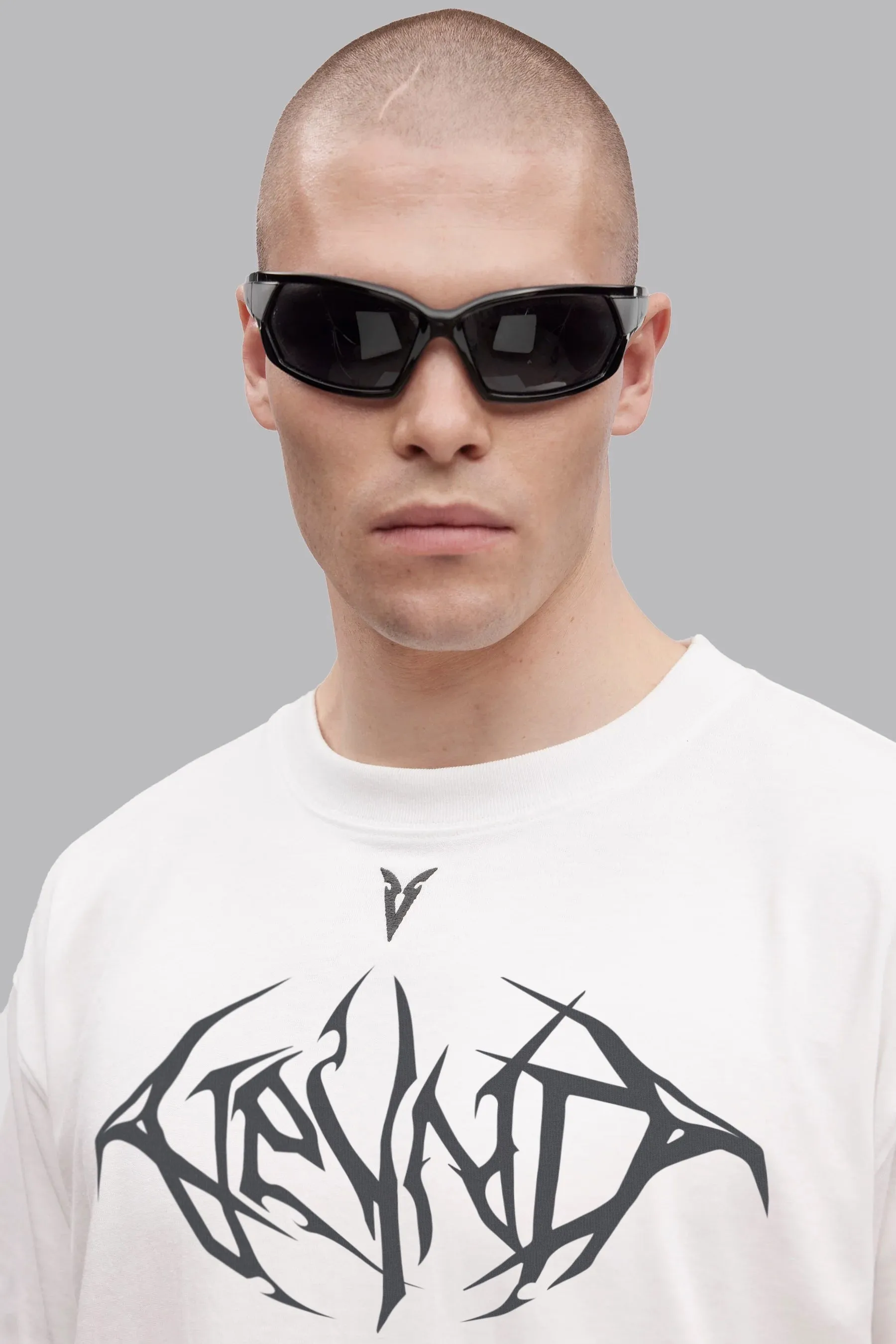 V_LYFE220 GRAPHIC T-SHIRT - Optic White